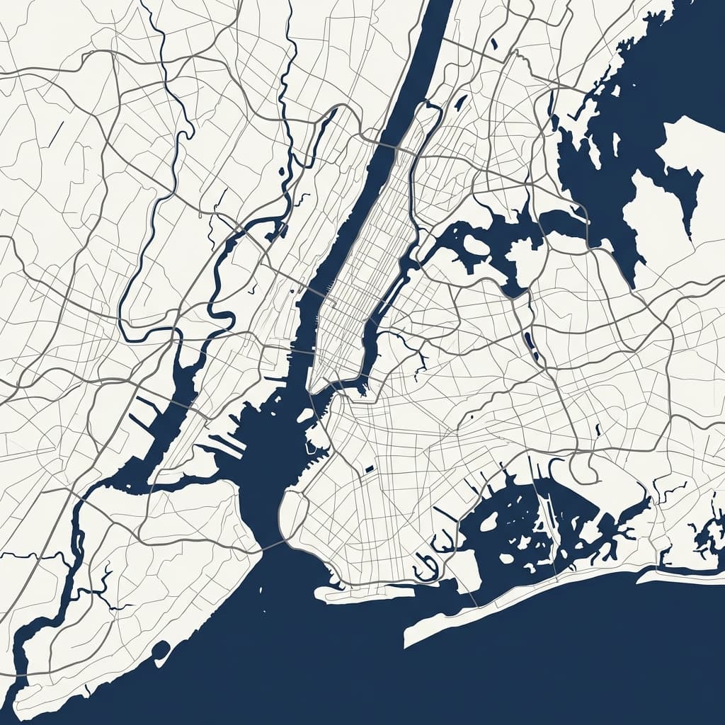 Map of New York City